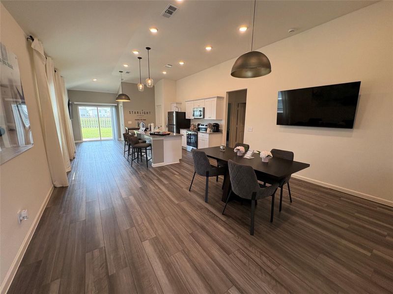 Furnished interior view inside a new home in Vacek Pointe, Richmond (Image 4).