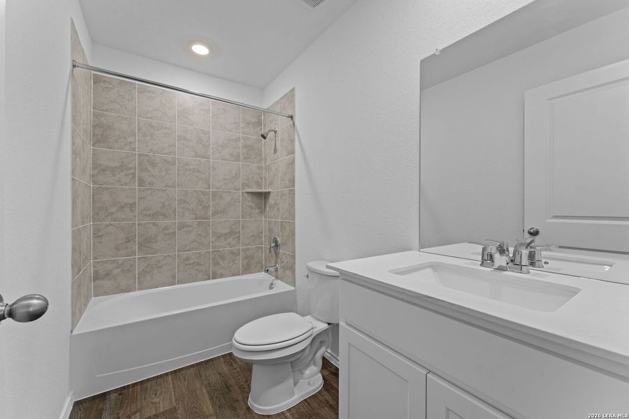 Furnished interior view inside a new home in Preserve at Medina, Von Ormy (Image 5).