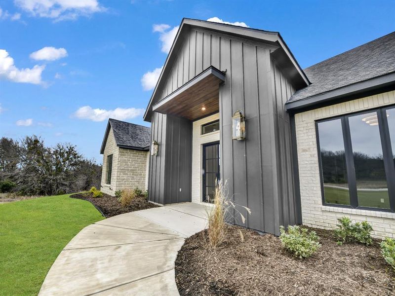 Exterior details and patio area of a home in , Fort Worth (Image 29).