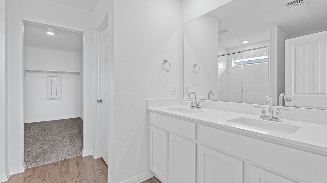 Furnished interior view inside a new home in Carillon, Manor (Image 13). Furnished interior view inside a new home in Carillon, Manor (Image 13).