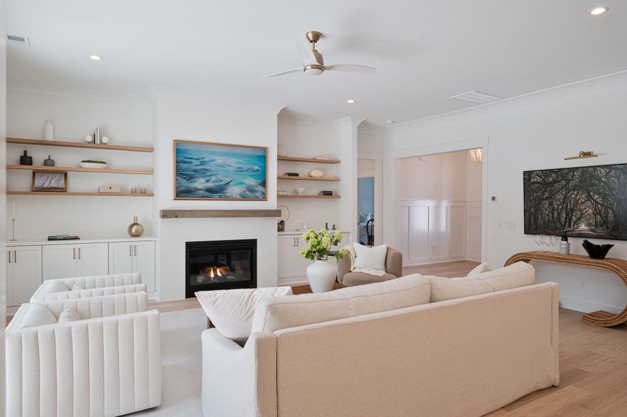 Furnished interior view inside a new home in , Johns Island (Image 9).