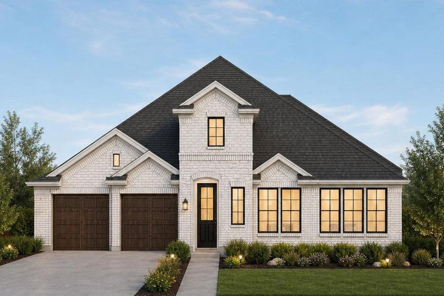 Representative exterior photo of a completed home built from the Grand Catalina - Executive Platinum by Grand Homes in Monterra, Fate, TX (Image 7).