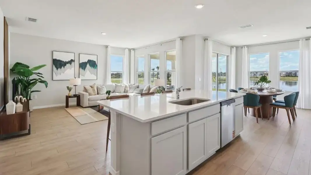 Furnished interior view inside a new home in Hawthorne Ranch, Lakeland (Image 11).