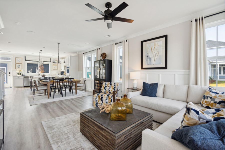 Furnished interior view inside a new home in Nexton, Summerville (Image 11).