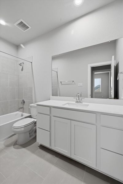 Furnished interior view inside a new home in Canterra Creek  60', Iowa Colony (Image 5).