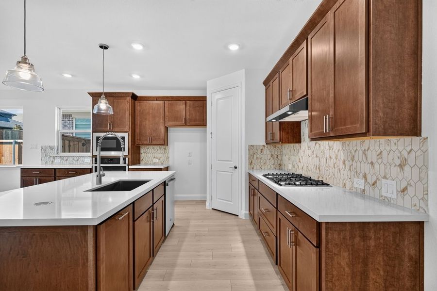 Furnished interior view inside a new home in South Oak, Lakewood Village (Image 6).