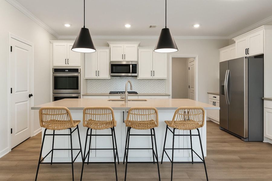 Furnished interior view inside a new home in Lochton, Summerville (Image 5).