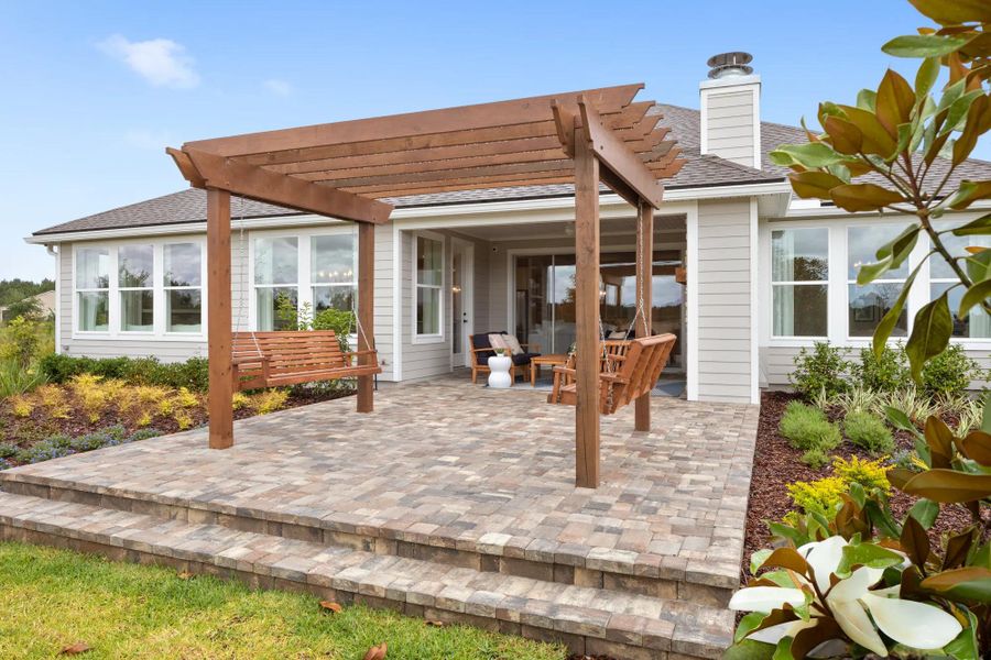 The Palmetto Outdoor Living Area