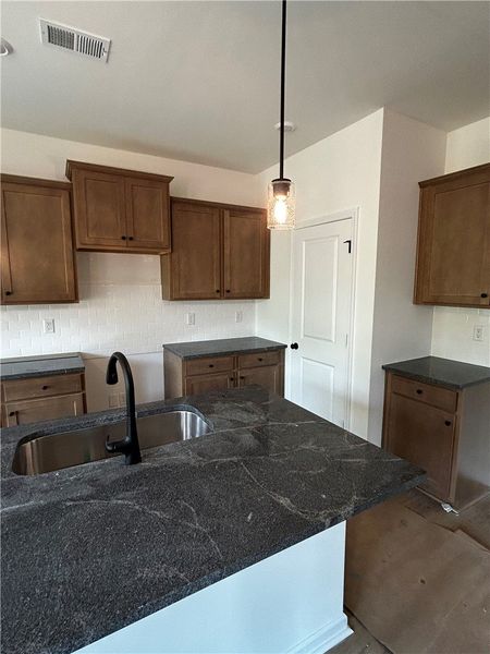 In-progress construction of a new home in Brownstone Park, Easley, SC (Image 7).