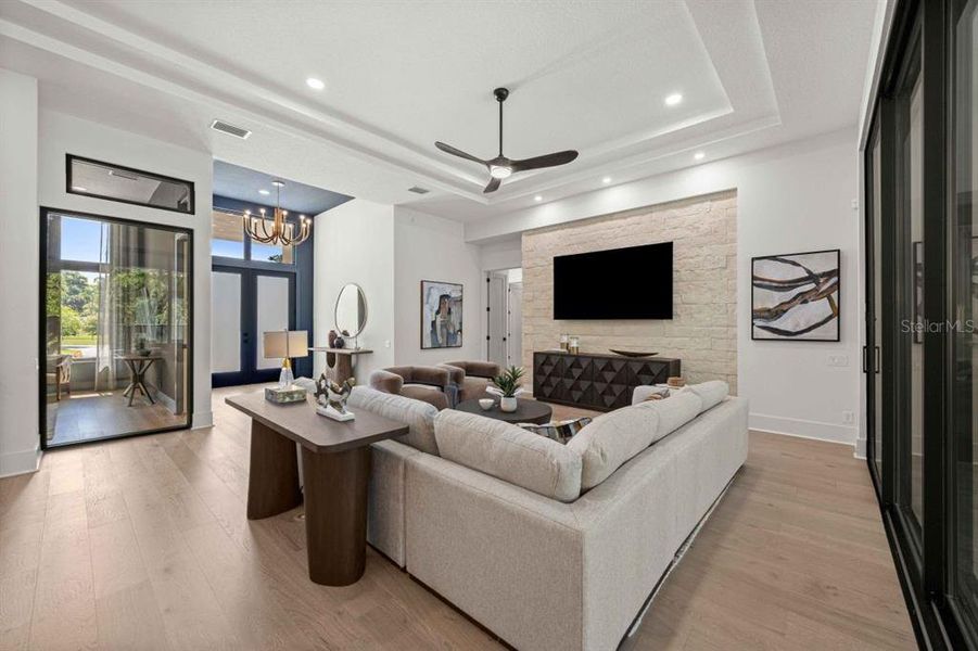 Furnished interior view inside a new home in , Ocala (Image 23).