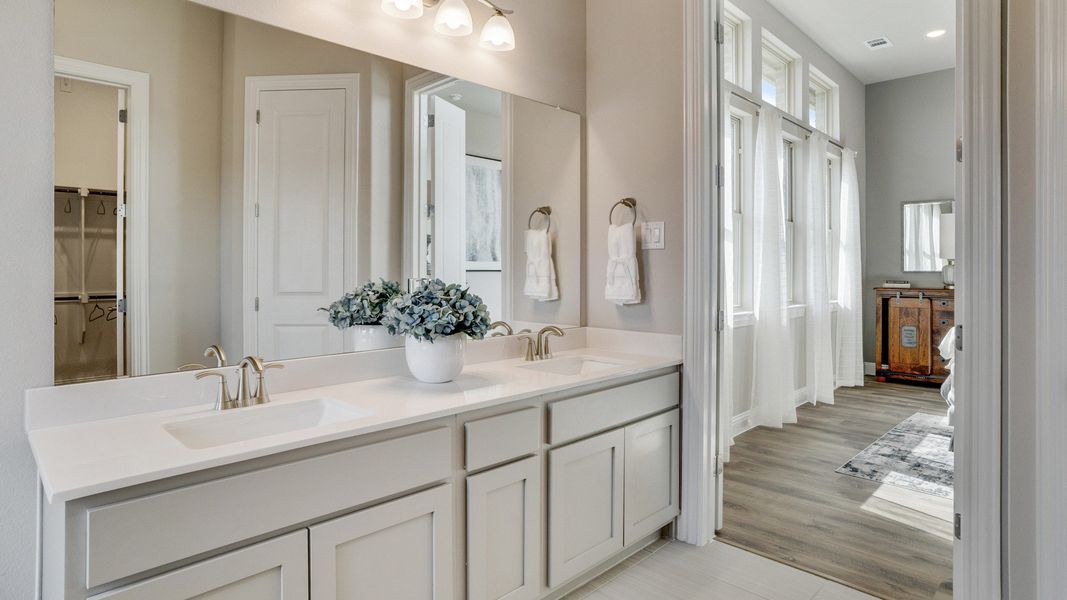 Furnished interior view inside a new home in Anna Ranch, Anna (Image 12).