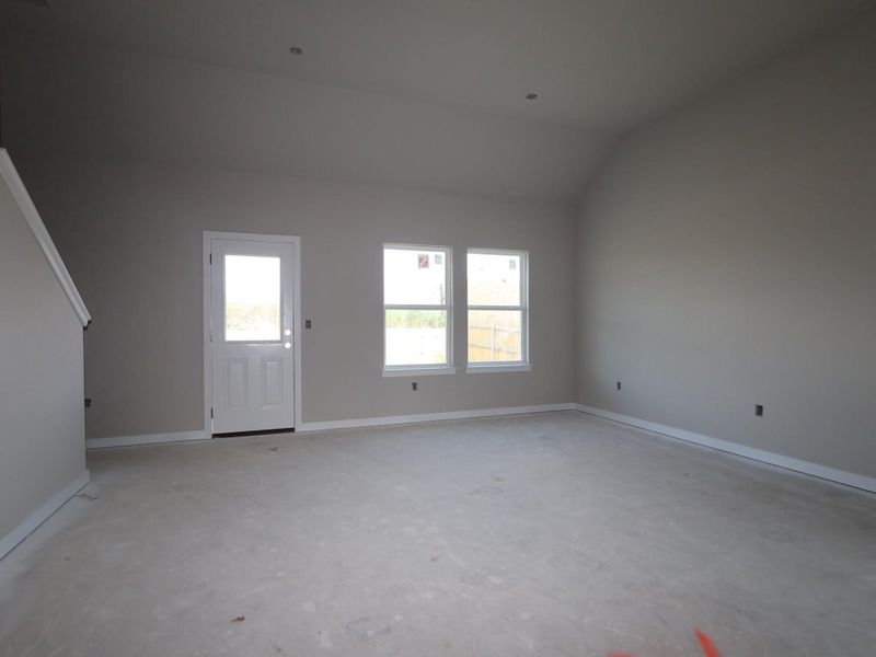 In-progress construction of a new home in Cascades at Onion Creek, Austin, TX (Image 9).