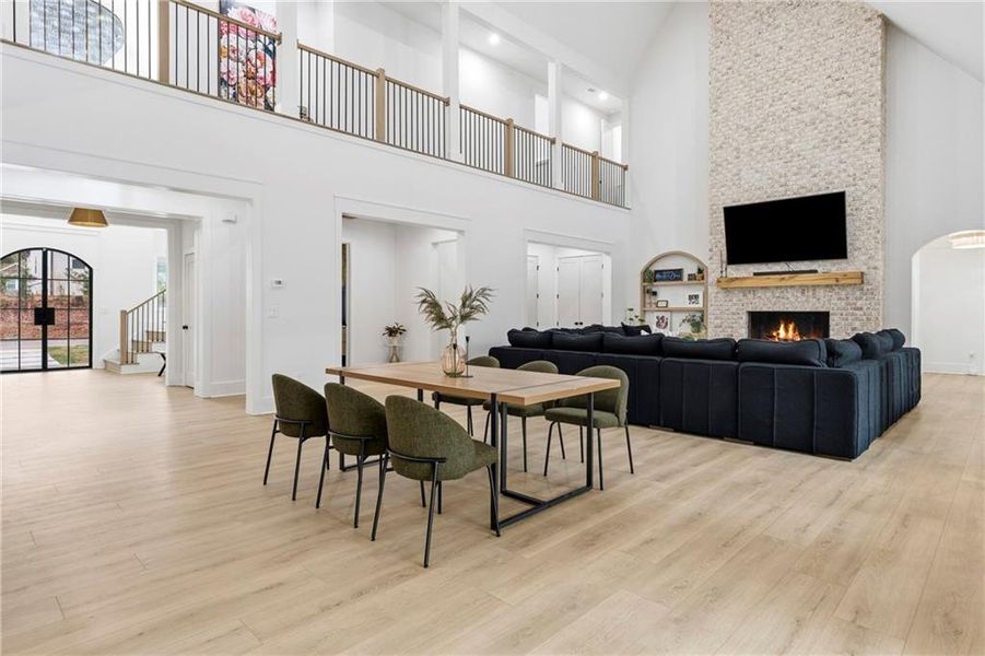 Furnished interior view inside a new home in , Dacula (Image 46).