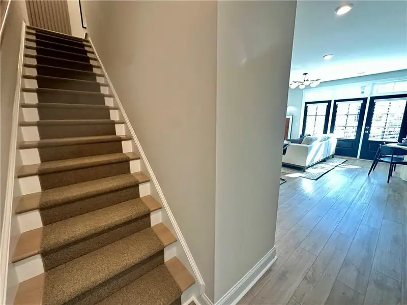 Spacious, unfurnished interior of a new home in Market Square at Sawnee Village, Cumming (Image 23).