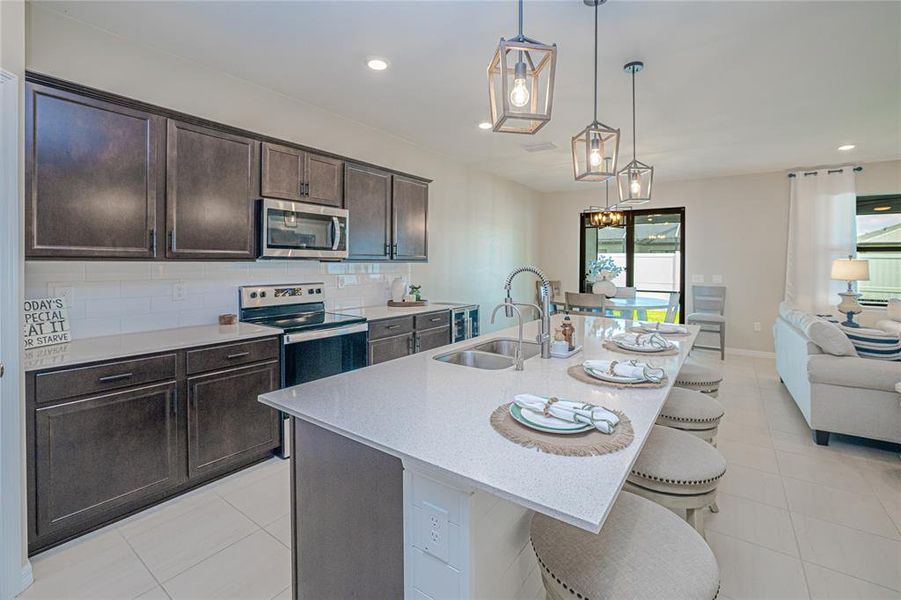 Furnished interior view inside a new home in , North Port (Image 10).