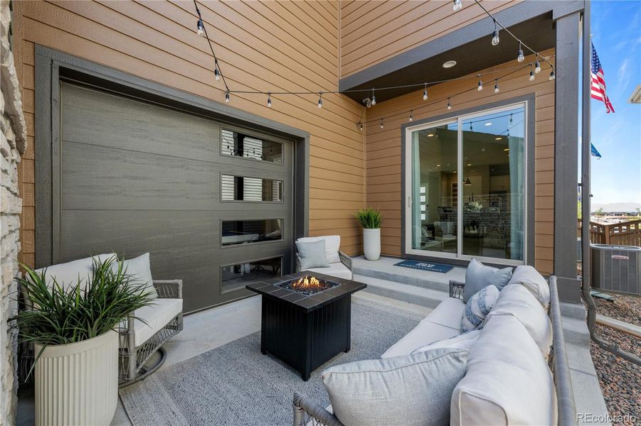 Furnished interior view inside a new home in Painted Prairie, Aurora (Image 16). Furnished interior view inside a new home in Painted Prairie, Aurora (Image 16).
