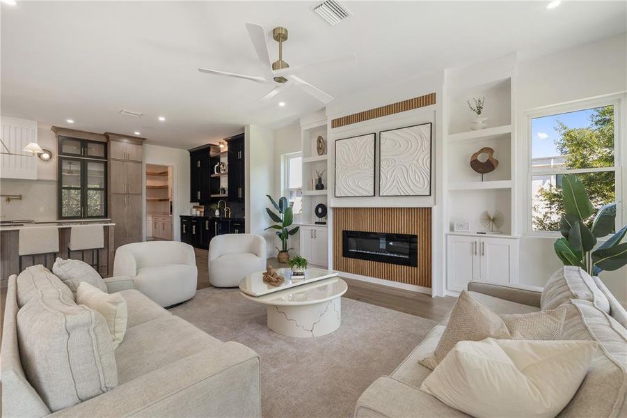 Furnished interior view inside a new home in , Tampa (Image 14).