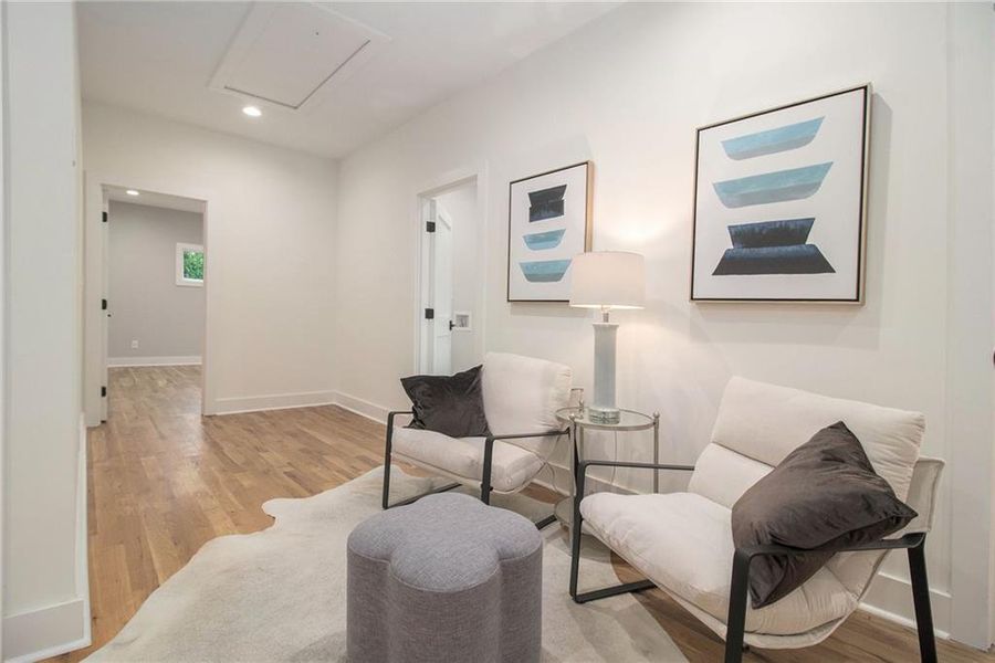 Furnished interior view inside a new home in , Atlanta (Image 45). Furnished interior view inside a new home in , Atlanta (Image 45).