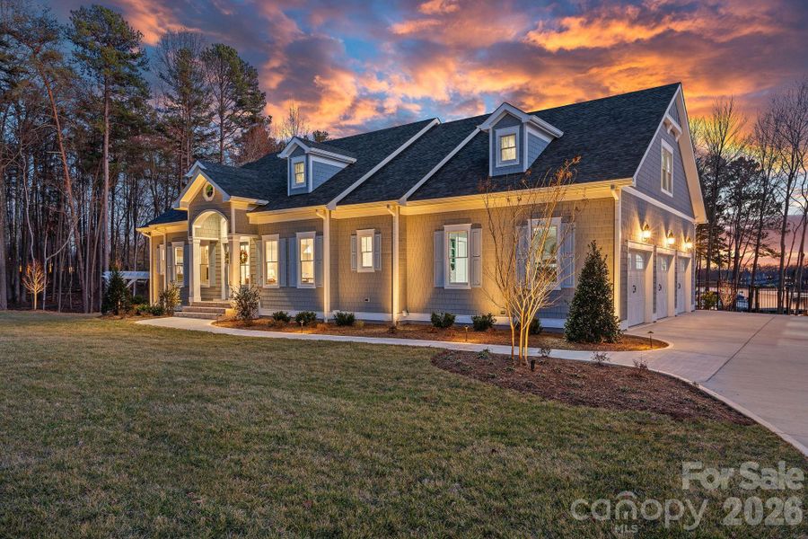 Front exterior of a new home in , Mooresville, NC, highlighting curb appeal (Image 1). Front exterior of a new home in , Mooresville, NC, highlighting curb appeal (Image 1).