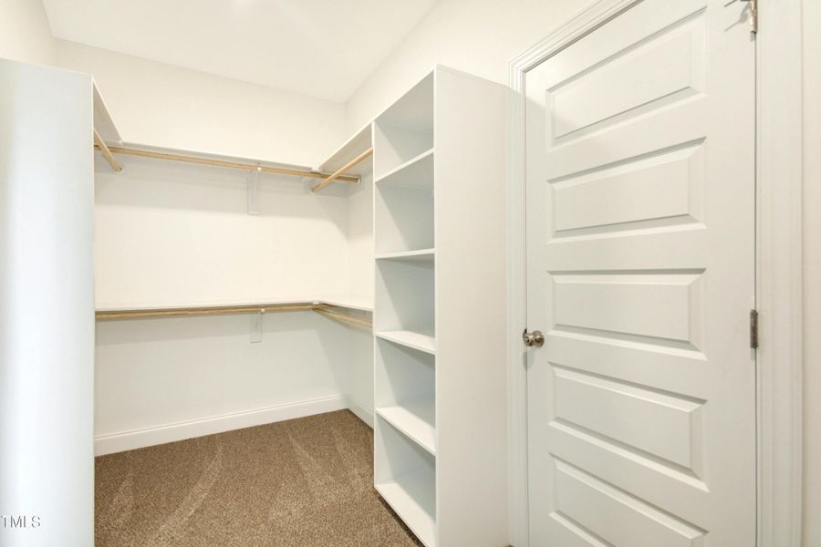 Primary walk in closet