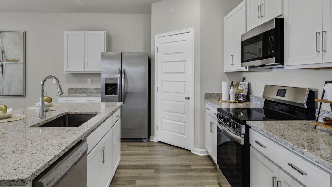 Furnished interior view inside a new home in Bailey Park, Fayetteville (Image 23).