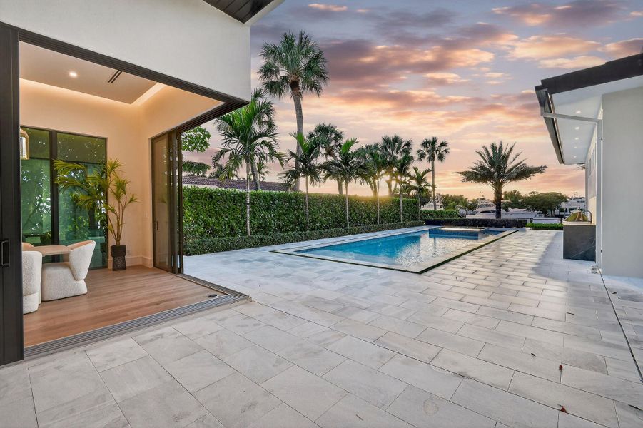Exterior details and patio area of a home in , North Palm Beach (Image 4).