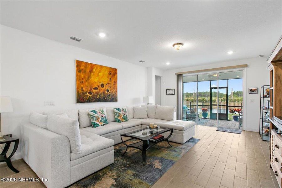 Furnished interior view inside a new home in Silver Meadows at SilverLeaf, St. Augustine (Image 21).