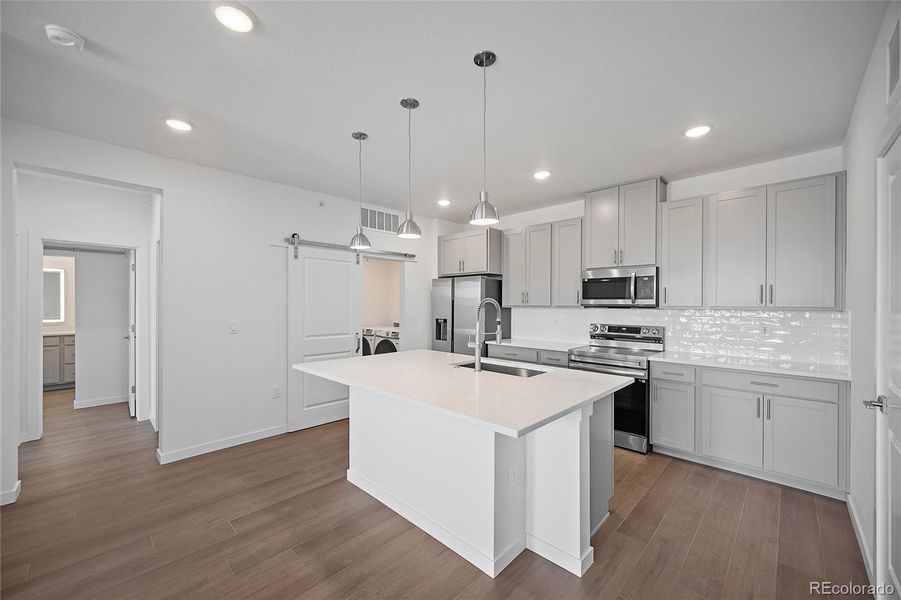 Furnished interior view inside a new home in The Residences at Victory Ridge, Denver (Image 7).