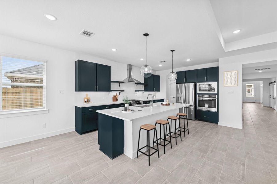 Stunning island kitchen