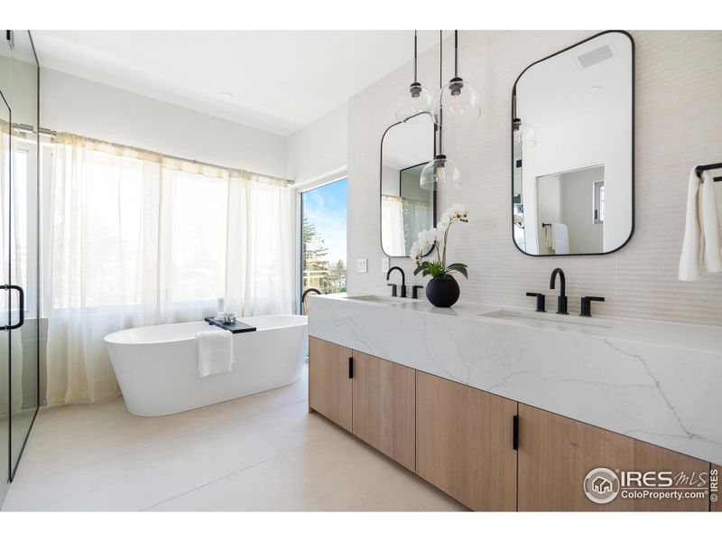 Furnished interior view inside a new home in , Boulder (Image 11).