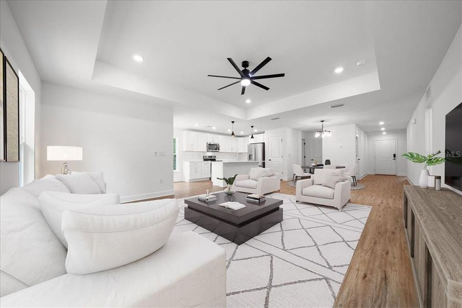 Furnished interior view inside a new home in , Weeki Wachee (Image 14).