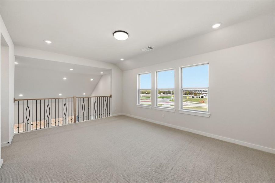 Spacious, unfurnished interior of a new home in Wildflower Ranch: 50ft. lots, Dish (Image 18).