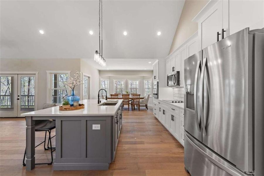 Furnished interior view inside a new home in , Morganton (Image 43).