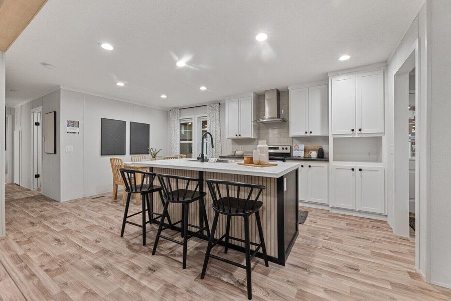 Furnished interior view inside a new home in , Pineville (Image 15).