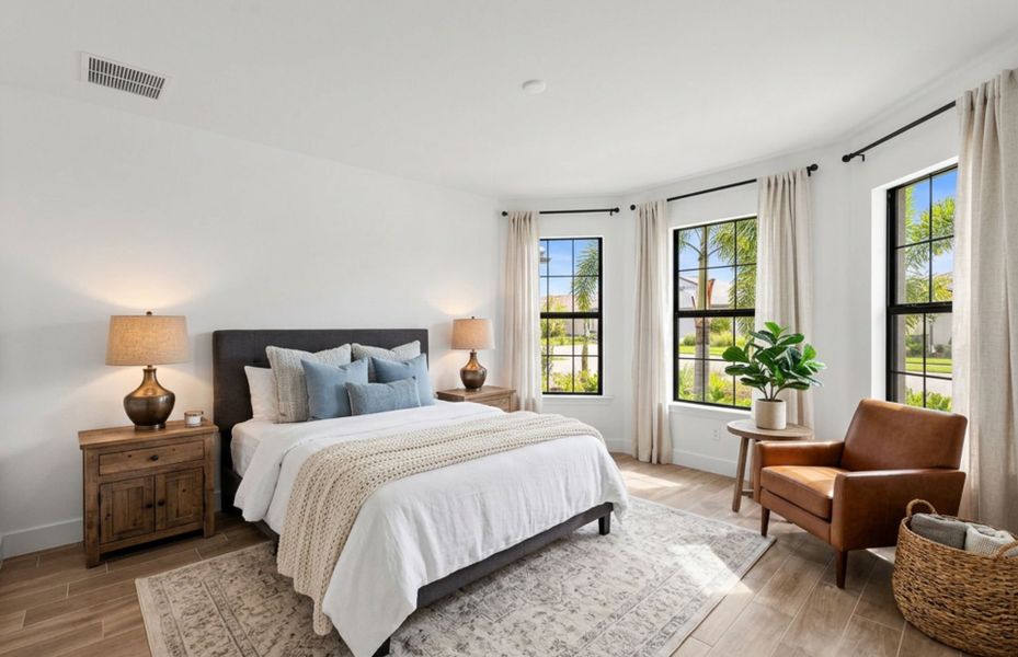 Furnished interior view inside a new home in Del Webb Naples, Ave Maria (Image 11).