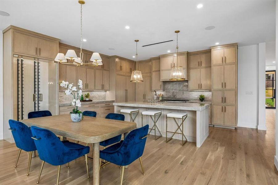 Furnished interior view inside a new home in , Dallas (Image 10).