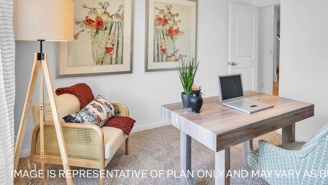 Furnished interior view inside a new home in Bar W Ranch, Leander (Image 12).