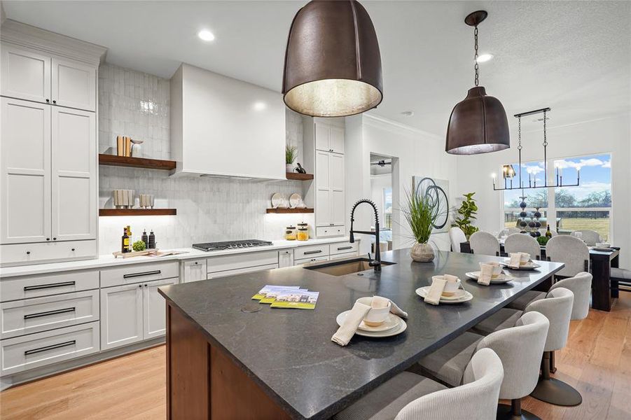 Furnished interior view inside a new home in SouthBend Estates, Granbury (Image 14).