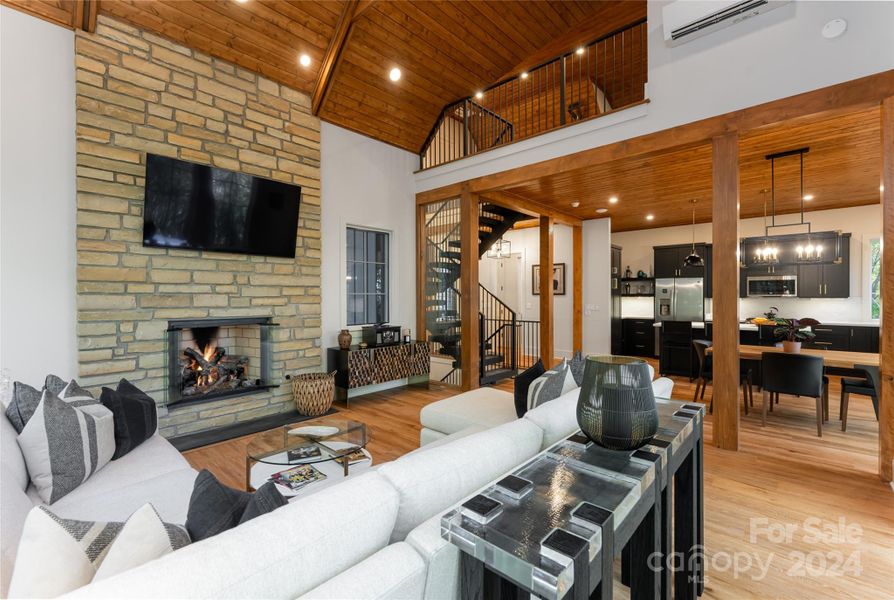 Furnished interior view inside a new home in , Sylva (Image 3).