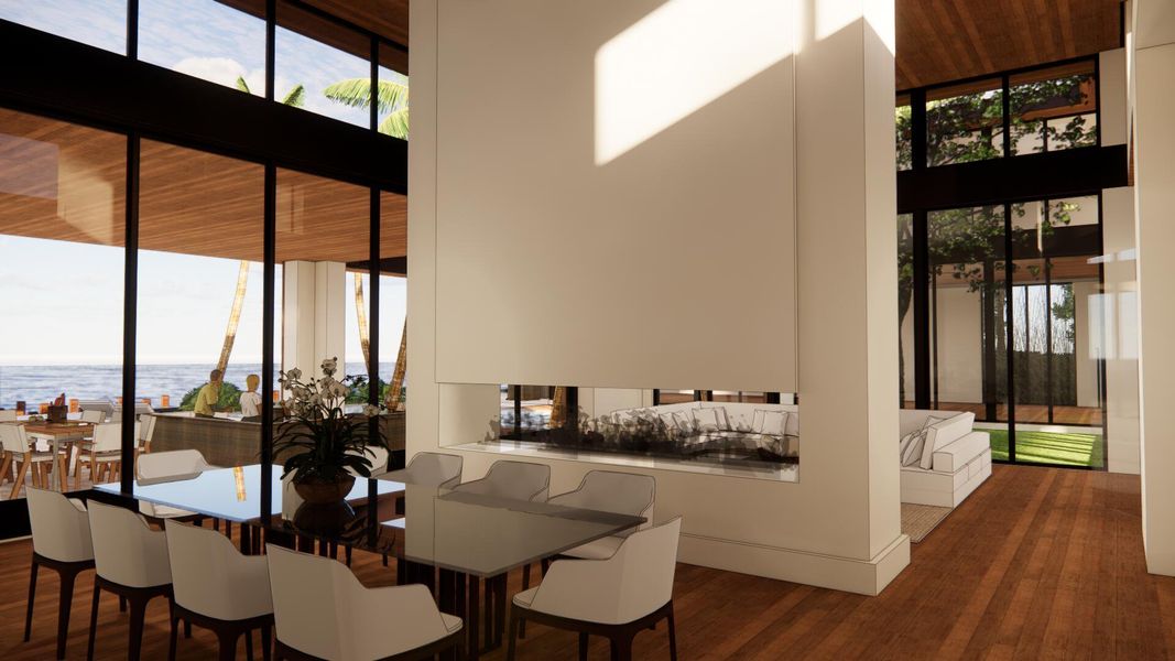 Furnished interior view inside a new home in , Palm Beach Gardens (Image 6).