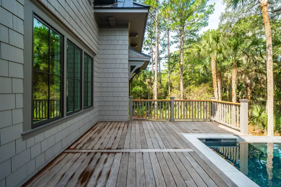 Exterior details and patio area of a home in , Kiawah Island (Image 39).