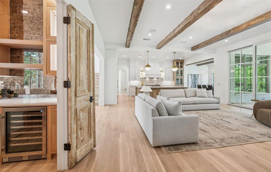 Furnished interior view inside a new home in , Keller (Image 13).