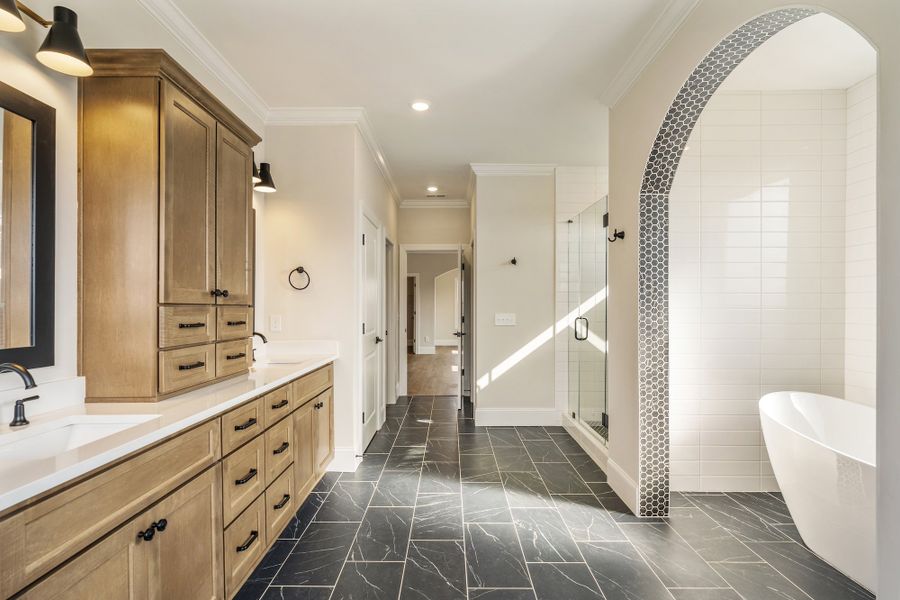 Furnished interior view inside a new home in Walnut Grove, Easley (Image 21). Furnished interior view inside a new home in Walnut Grove, Easley (Image 21).