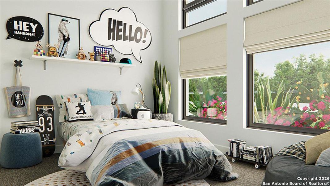 Furnished interior view inside a new home in Esperanza 80', Boerne (Image 15).