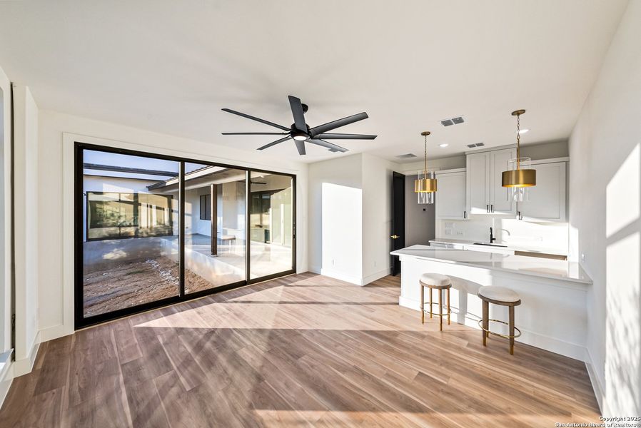 Furnished interior view inside a new home in , San Antonio (Image 18). Furnished interior view inside a new home in , San Antonio (Image 18).