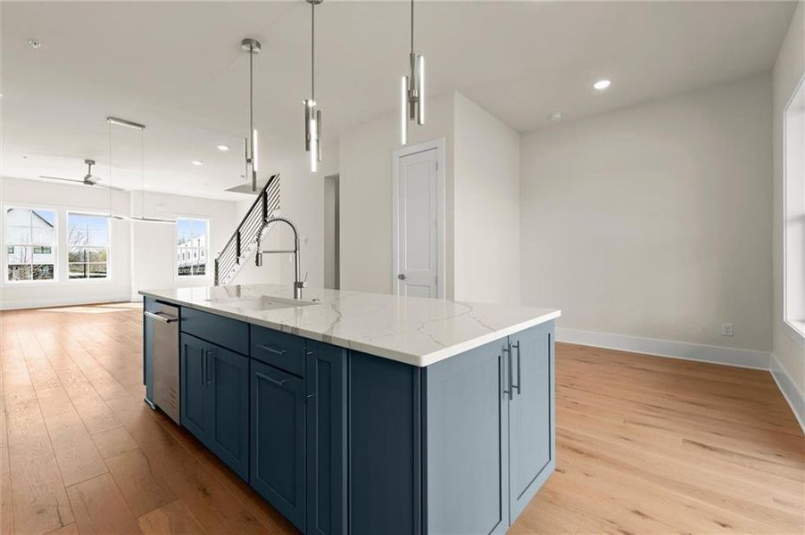 Furnished interior view inside a new home in , Alpharetta (Image 6).