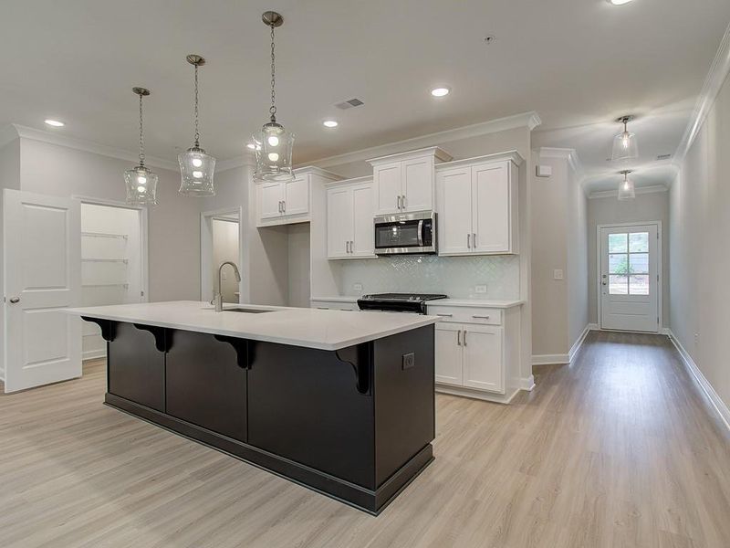 Furnished interior view inside a new home in Cherokee Township, Acworth (Image 5).