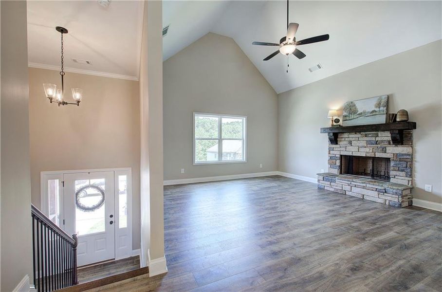 Spacious, unfurnished interior of a new home in , Rockmart (Image 22).