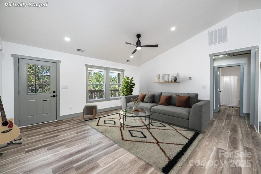 Furnished interior view inside a new home in , Connelly Springs (Image 4).