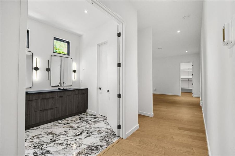 Furnished interior view inside a new home in , Atlanta (Image 13).